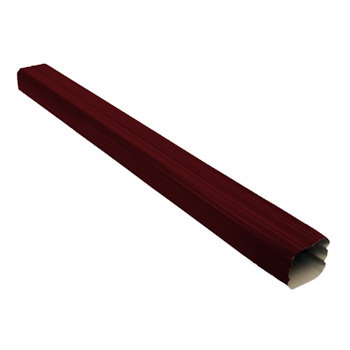 Труба прямоугольная Vortex 1м RAL 3005