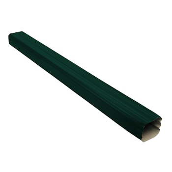 Труба прямоугольная Vortex 1м RAL 6005