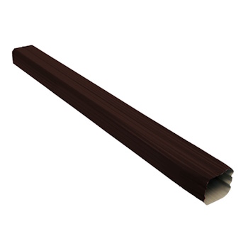 Труба прямоугольная Vortex Matt 1м RAL 8017