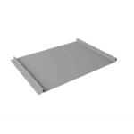Кликфальц 0.5 мм Satin RAL 9006 бело-алюминиевый